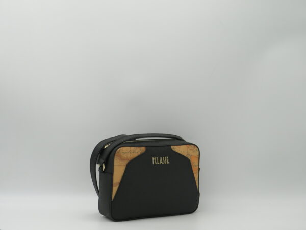 ALVIERO MARTINI 1'CLASSE TRACOLLA ECO SAFFIANO NERO+GEO - immagine 2