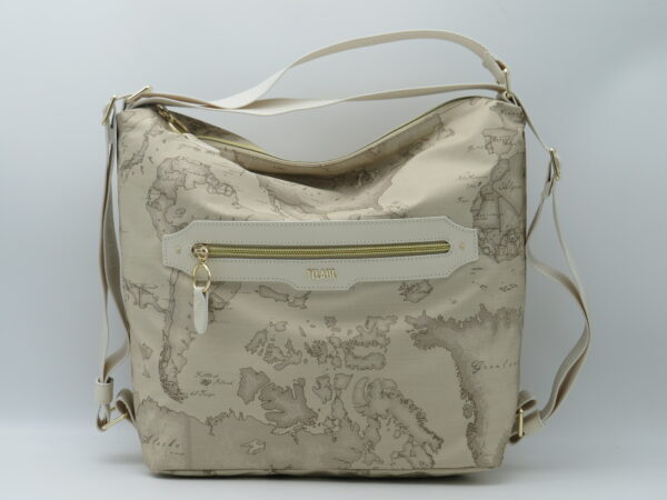 ALVIERO MARTINI 1'CLASSE BORSA/ZAINO GOMMATA SOFTY RAFIA