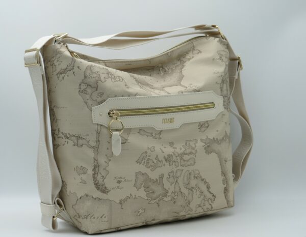 ALVIERO MARTINI 1'CLASSE BORSA/ZAINO GOMMATA SOFTY RAFIA - immagine 2