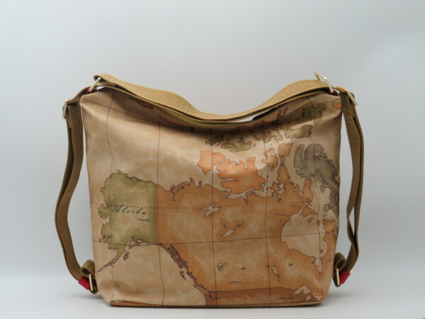 ALVIERO MARTINI 1'CLASSE BORSA/ZAINO GEO GOMMATO+ROSSO - immagine 3