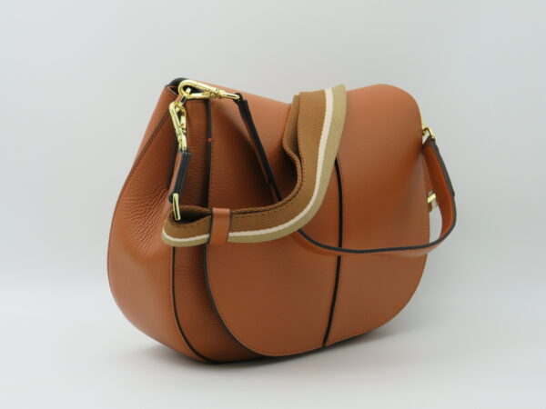 GIANNI CHIARINI "HELENA" GRANDE IN PELLE CARAMELLO - immagine 2