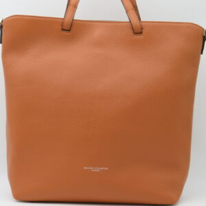 GIANNI CHIARINI BORSA A MANO/TRACOLLA IN PELLE CARAMELLO