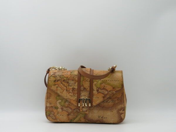 ALVIERO MARTINI 1'CLASSE SOTTOBRACCIO/TRACOLLA CON PATTA IN PELLE GEO