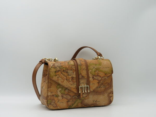 ALVIERO MARTINI 1'CLASSE SOTTOBRACCIO/TRACOLLA CON PATTA IN PELLE GEO - immagine 2