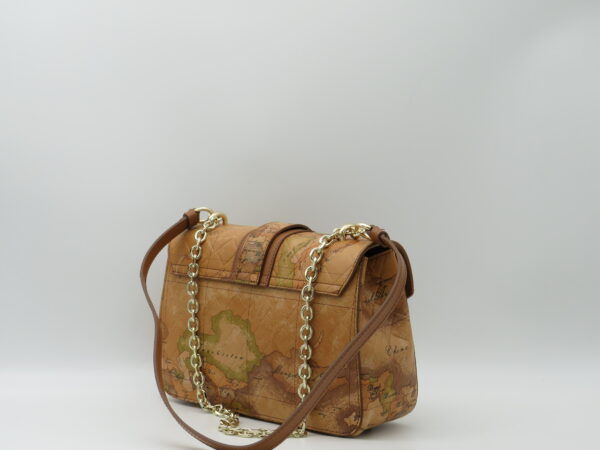 ALVIERO MARTINI 1'CLASSE SOTTOBRACCIO/TRACOLLA CON PATTA IN PELLE GEO - immagine 3
