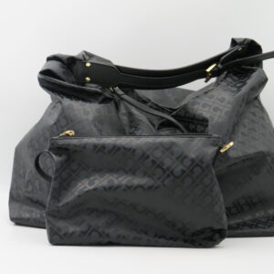 GHERARDINI SOTTOBRACCIO"AMAZZONIA"SOFTY CON  POCHETTE NERO