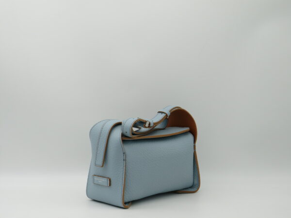 GIANNI CHIARINI TRACOLLA PICCOLA IN PELLE CELESTE - immagine 2