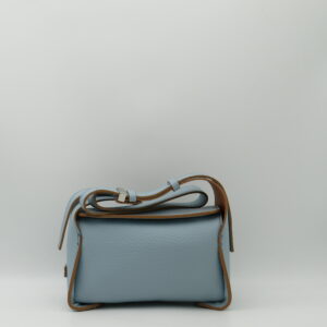 GIANNI CHIARINI TRACOLLA PICCOLA IN PELLE CELESTE