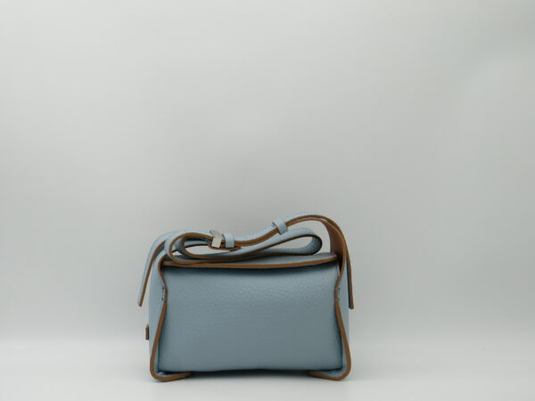 GIANNI CHIARINI TRACOLLA PICCOLA IN PELLE CELESTE