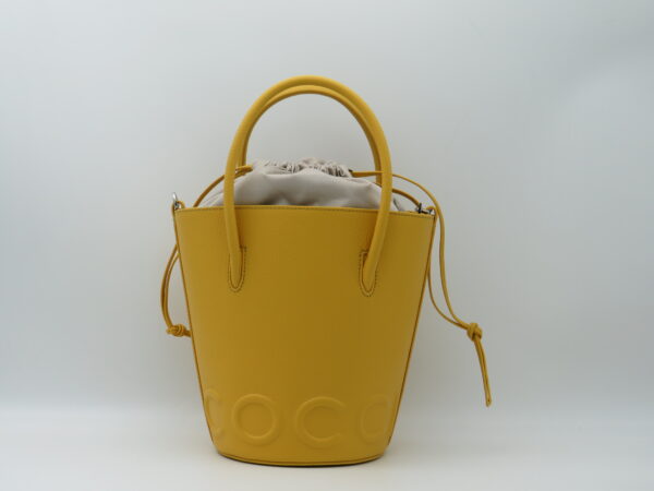 COCCINELLE SECCHIELLO PELLE GIALLO - immagine 3