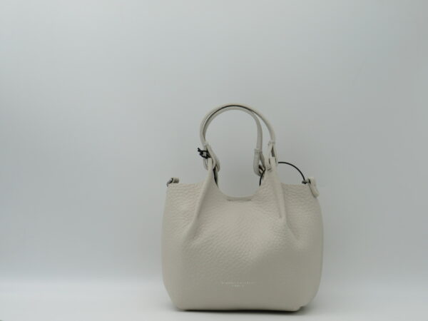 GIANNI CHIARINI "DUA"MINI MANO/TRACOLLA IN PELLE SABBIA