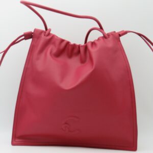 COCCINELLE SHOPPING VERTICALE PELLE ROSSO