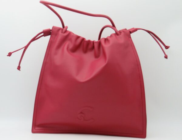 COCCINELLE SHOPPING VERTICALE PELLE ROSSO