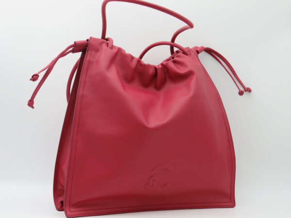 COCCINELLE SHOPPING VERTICALE PELLE ROSSO - immagine 2