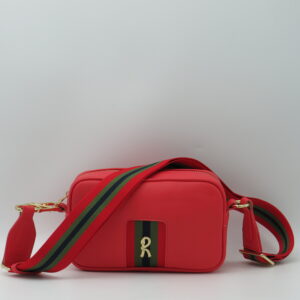 ROBERTA DI CAMERINO BORSA TRACOLLA PICCOLA ECOPELLE ROSSO CORALLO