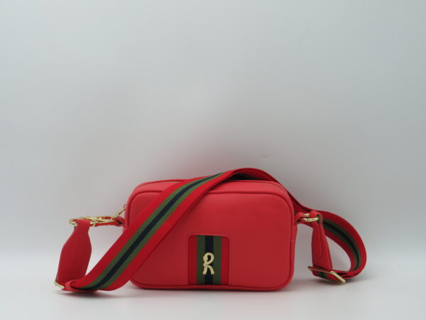 ROBERTA DI CAMERINO BORSA TRACOLLA PICCOLA ECOPELLE ROSSO CORALLO