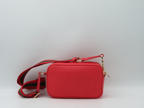 ROBERTA DI CAMERINO BORSA TRACOLLA PICCOLA ECOPELLE ROSSO CORALLO - immagine 3
