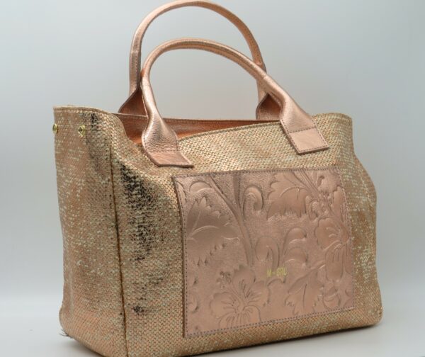 MBRC BORSA GRANDE RAFFIA CIPRIA - immagine 2