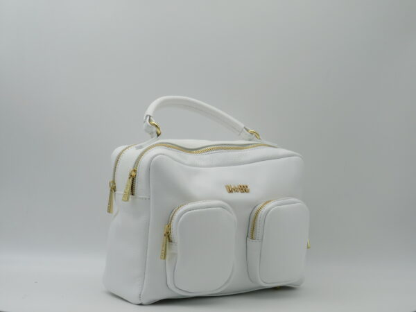 MBRC BORSA MEDIA TASCHE PELLE BIANCO - immagine 2