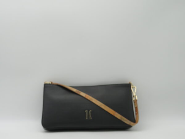 ALVIERO MARTINI 1'CLASSE SOTTOBRACCIO/POLSIERA ECOPELLE NERO