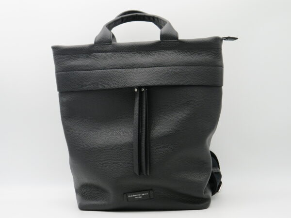 GIANNI CHIARINI ZAINO PORTAPC RETTANGOLARE PELLE NERO