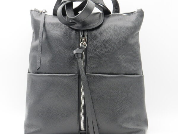 GIANNI CHIARINI ZAINO GRANDE IN PELLE NERO