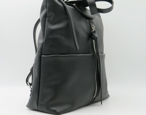 GIANNI CHIARINI ZAINO GRANDE IN PELLE NERO - immagine 2