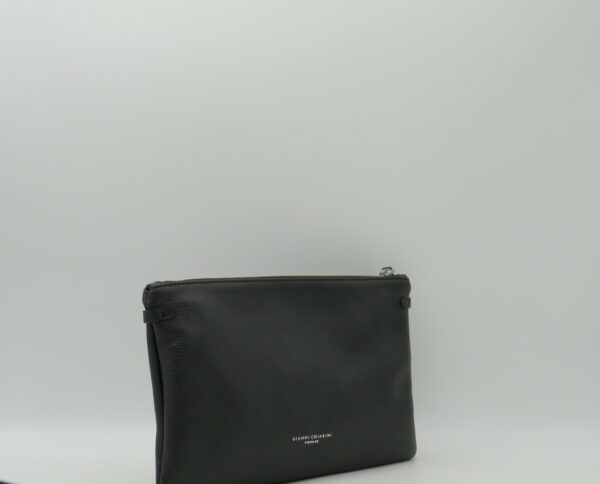 GIANNI CHIARINI POLSIERA PELLE NERO - immagine 2