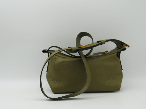 GIANNI CHIARINI TRACOLLA PICCOLA RETTANGOLARE PELLE VERDE MUSCHIO - immagine 3
