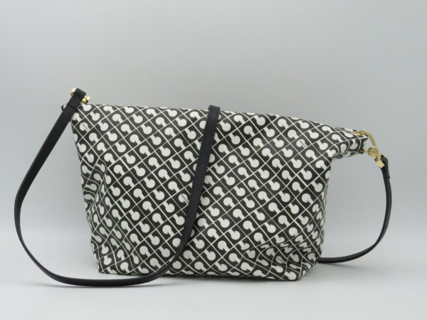 BORSA TRACOLLA MEDIA SOFTY BIANCO/NERO - immagine 3