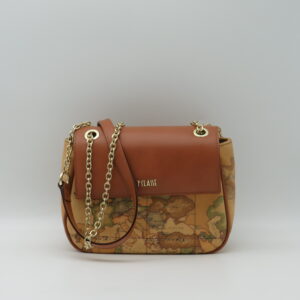 ALVIERO MARTINI BORSA SOTTOBRACCIO/TRACOLLA CATENA GRANDE GEO