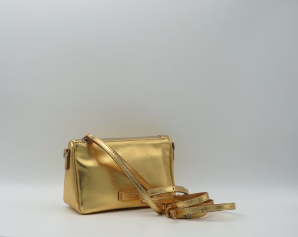 GIANNI CHIARINI POCHETTE/TRACOLLA IN PELLE ORO - immagine 4
