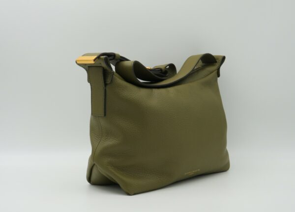 GIANNI CHIARINI SOTTOBRACCIO MEDIO IN PELLE VERDE - immagine 2