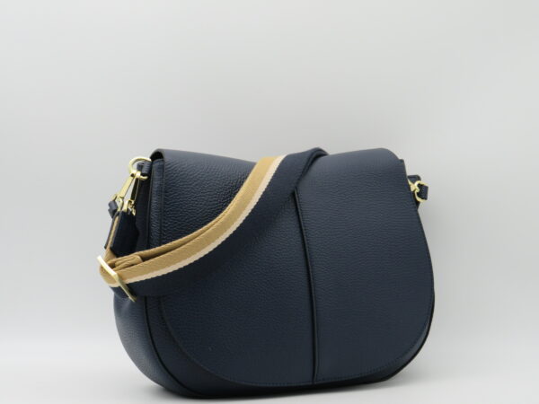 GIANNI CHIARINI HELENA GRANDE IN PELLE BLU NAVY - immagine 2