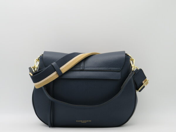 GIANNI CHIARINI HELENA GRANDE IN PELLE BLU NAVY - immagine 3