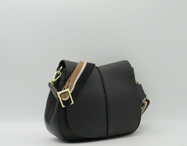 GIANNI CHIARINI TRACOLLA HELENA PICCOLA IN PELLE NERO - immagine 2