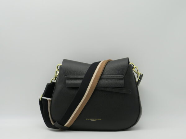 GIANNI CHIARINI TRACOLLA HELENA PICCOLA IN PELLE NERO - immagine 3