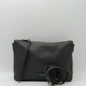GIANNI CHIARINI POLSIERA/TRACOLLA IN PELLE NERO