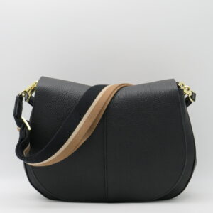 GIANNI CHIARINI HELENA GRANDE IN PELLE MARTELLATA NERO