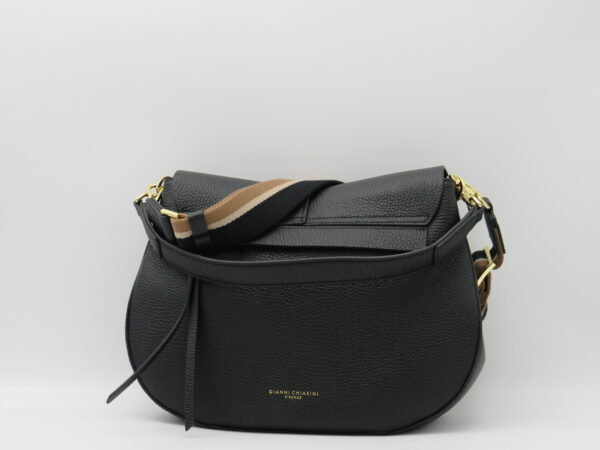 GIANNI CHIARINI HELENA GRANDE IN PELLE MARTELLATA NERO - immagine 3