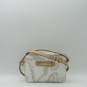 ALVIERO MARTINI 1'CLASSE TRACOLLA PICCOLA GEO WHITE+MORSETTO