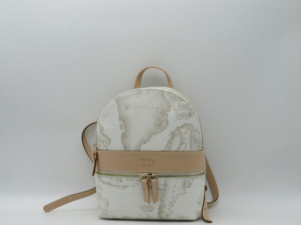 ALVIERO MARTINI 1'CLASSE ZAINO PICCOLO GEO BIANCO