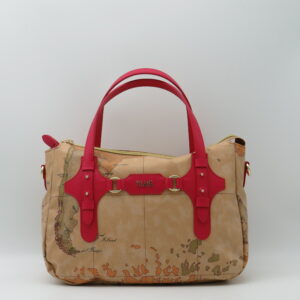 ALVIERO MARTINI BAULETTO GEO GOMMATO + ROSSO IBISCO