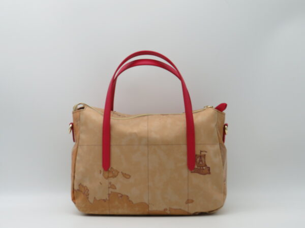 ALVIERO MARTINI BAULETTO GEO GOMMATO + ROSSO IBISCO - immagine 3