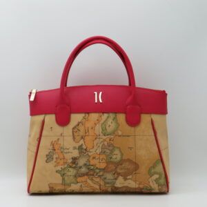 ALVIERO MARTINI BORSA A MANO MEDIA GEO + ROSSO
