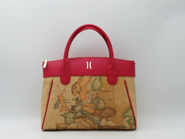 ALVIERO MARTINI BORSA A MANO MEDIA GEO + ROSSO