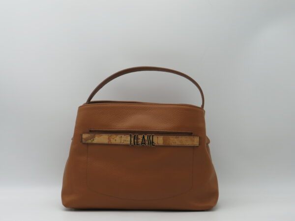 ALVIERO MARTINI BORSA MEDIA PELLE MARRONE TABACCO