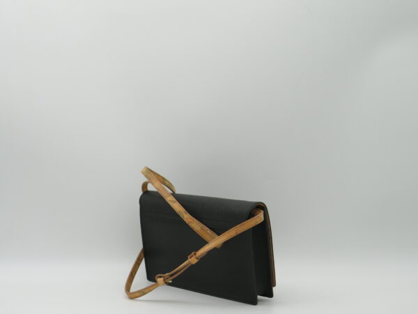 ALVIERO MARTINI POCHETTE CON TRACOLLA SAFFIANO NERO - immagine 3