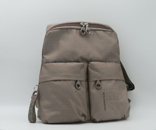 MANDARINA DUCK ZAINO MEDIO RETTANGOLARE MD20 TAUPE - immagine 2