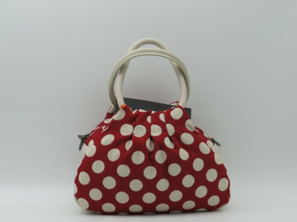 MIDMAIND BORSA MEDIA MANICI TONDI POIS ROSSO